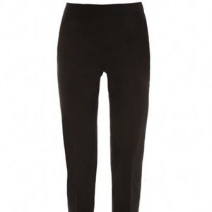 Piazza Sempione Audrey Black Stretch Cotton Capri Pant
